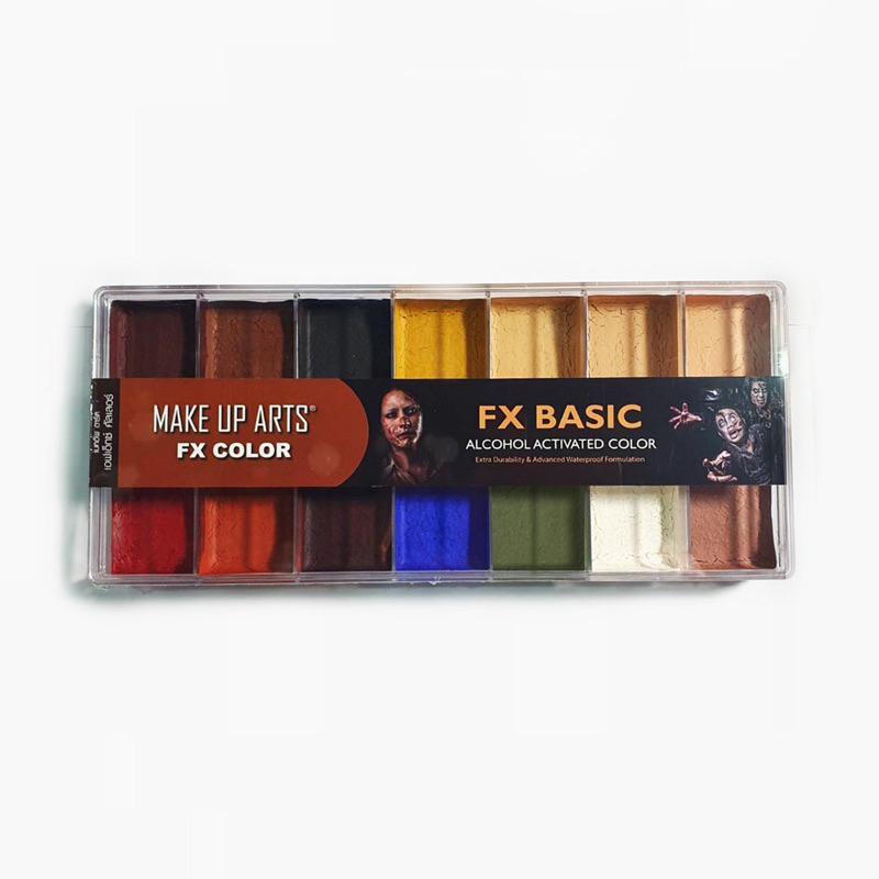 FX BASIC Alcohol Activated Color Palette 14 สี สีแอลกอฮอล์แต่งเอฟเฟ็กซ์ แถมฟรี น้ำยา FX Color Activator 30 มล. 1 ขวด - Image 3