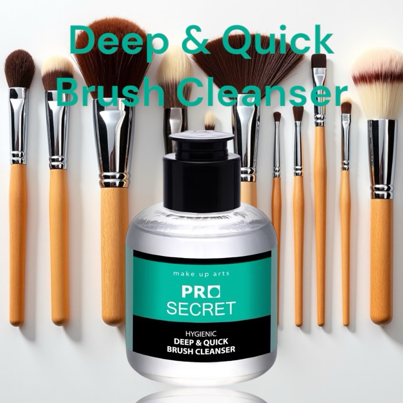 น้ำยาล้างแปรงแต่งหน้า Deep & Quick Brush Cleanser ซักแห้งแปรงแต่งหน้า สูตรเพิ่มพลังล้างไขและแว๊กซ์ - Image 6