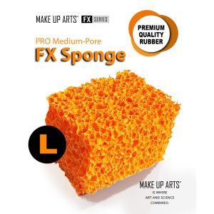 ฟองน้ำยางรูพรุนขนาดใหญ่ (L) สำหรับงานแต่งหน้าเทคนิคพิเศษ (Rubber Pore Sponge for FX Makeup)