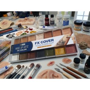 สีแอลกอฮอลปิดรอยสัก FX COVER Alcohol Activated Color Skintone + Corrector + Concealer 14 สี แถม FX Color Activator 30 มล