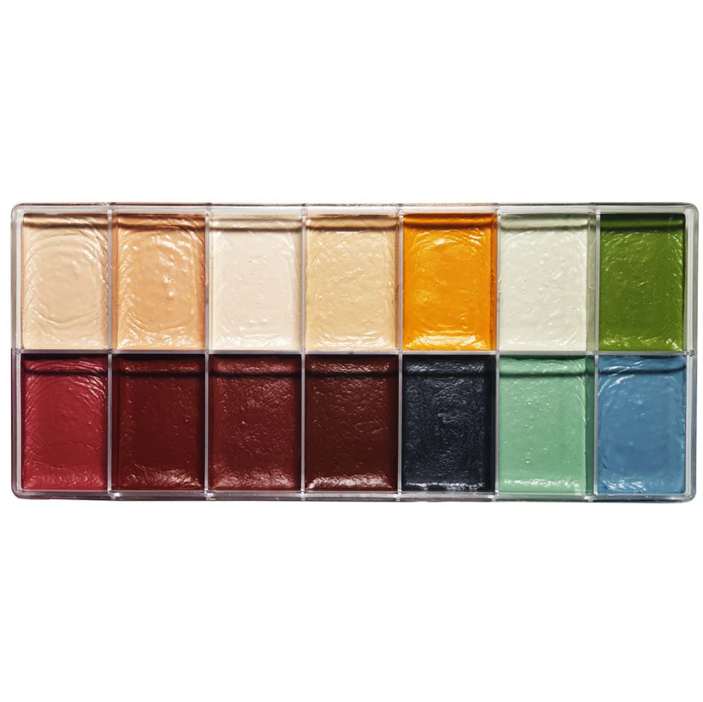 สีแอลกอฮอล Make Up Arts FX Color – FX Death & Corpse Alcohol Activated Color Palette พาเลตสีแอลกอฮอลแต่งเอฟเฟกต์ศพ - Image 4
