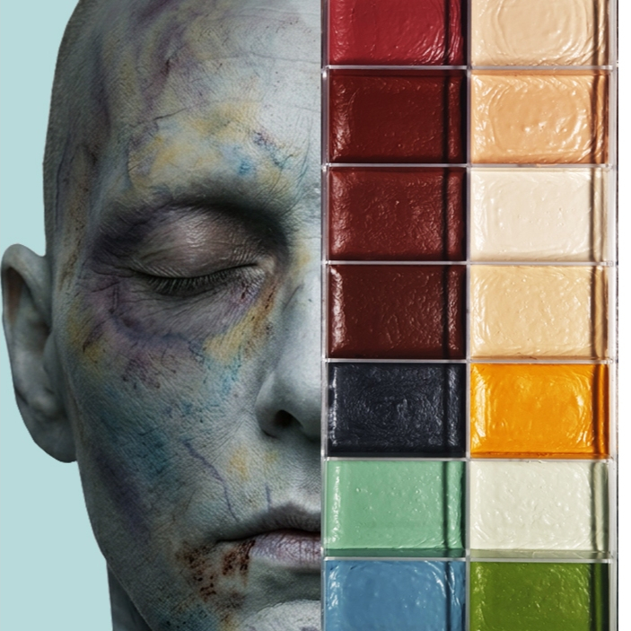 สีแอลกอฮอล Make Up Arts FX Color – FX Death & Corpse Alcohol Activated Color Palette พาเลตสีแอลกอฮอลแต่งเอฟเฟกต์ศพ - Image 3