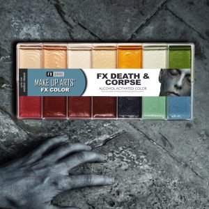 สีแอลกอฮอล Make Up Arts FX Color – FX Death & Corpse Alcohol Activated Color Palette พาเลตสีแอลกอฮอลแต่งเอฟเฟกต์ศพ